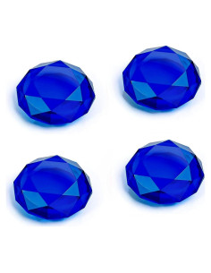 Cubiertas de Agarre de Pulgar Booge Cristal Azul para Nintendo Switch