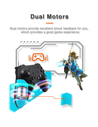 Controlador Pro Inalámbrico Nintendo Switch Rojo y Azul