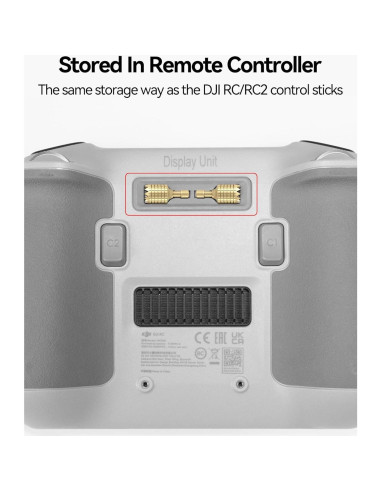 Palancas de Control Remoto LKTOP para DJI RC/RC2 - Oro