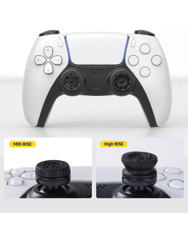 Extensor de Pulgar y Cubiertas de Silicona YOVDA para PS5/PS4