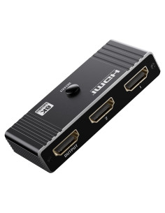 Conmutador HDMI 8K 60Hz 2 en 1 Aluminio Compatible PS5 Xbox