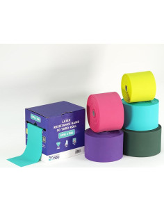 Banda de Resistencia de Láttex Healthy You 50 Yard Nivel 5 2