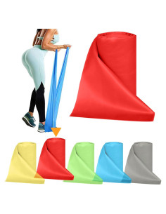 Rollos de Bandas de Resistencia Hshbxd 7.36m 5 Niveles para Ejercicio