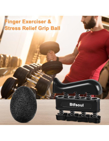 Kit de Fortalecimiento de Agarre Btfsoul - 8 Piezas Ajustables