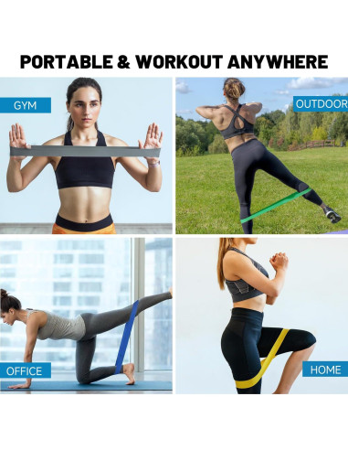 Bandas de Resistencia ROSAPOAR 5 Piezas 2.27-18.14 kg