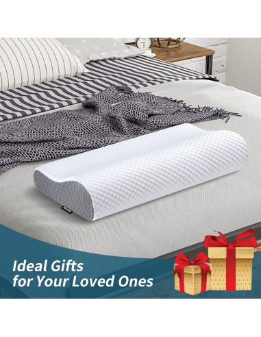 Almohada Cervical Polovo Espuma Viscoelástica 59.7x34.0 cm