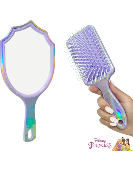 Conjunto de Spa Disney LUV HER para Niñas - Cepillo y Espejo