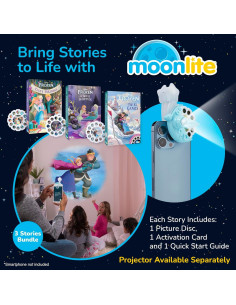 Carretes de Cuentos Moonlite Frozen, Set de 3 Cuentos 2