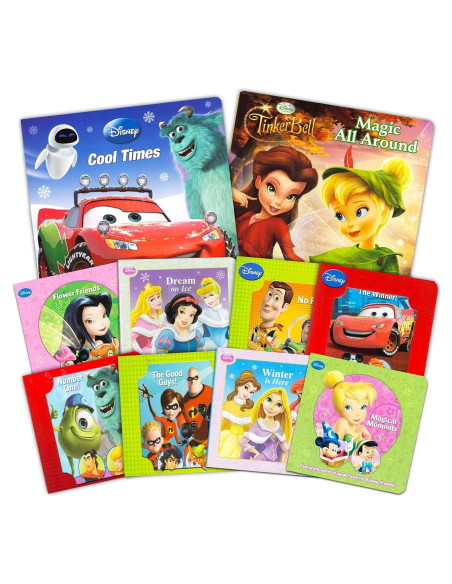 Conjunto de 10 Libros de Cartón Disney para Niños