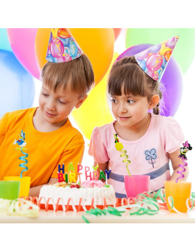 25 Pajitas Reutilizables de Ratón Einponny con Cepillos