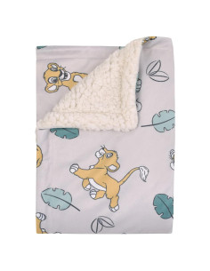 Manta para bebé NoJo Disney El Rey León Simba Sherpa 76x102cm