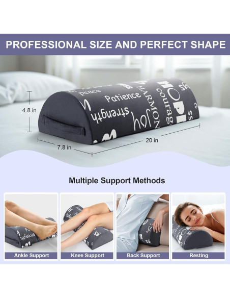 Almohada para Rodillas MYLIFESION Espuma Viscoelástica 50.8 cm Almohada para Rodillas MYLIFESION Espuma Viscoelástica 50.8 cm