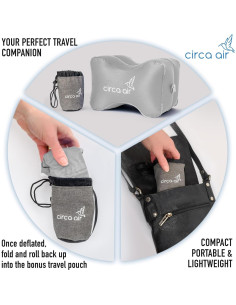 Almohada Inflable para Rodillas Circa Air - Ergonomía y Alivio 2