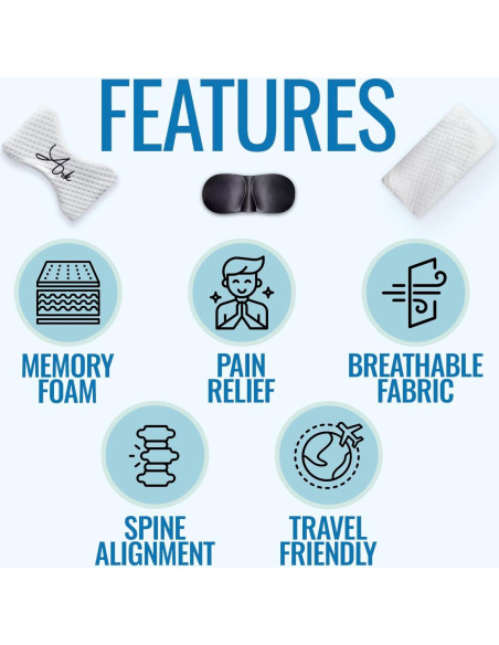 Almohada de Rodilla Espuma de Memoria Ark - Alivio Ciática