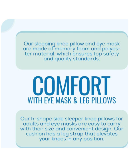 Almohada de Rodilla Espuma de Memoria Ark - Alivio Ciática