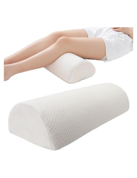 Almohada de rodilla viscoelástica AAAini blanca 47x20 cm