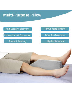 Cojín Elevador de Piernas Zelen 49x20 cm Espuma Lavable 2