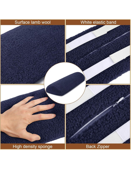 Cojín para Reposapiés Sintuff Azul Oscuro 50x20x9 cm