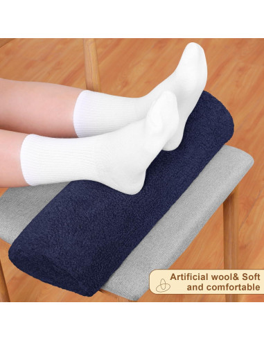 Cojín para Reposapiés Sintuff Azul Oscuro 50x20x9 cm