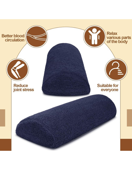 Cojín para Reposapiés Sintuff Azul Oscuro 50x20x9 cm