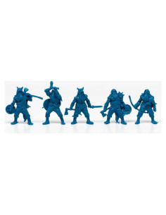 Conjunto de Mini Figuras de Acción Tehnolog 5 Pcs RPG 5.08 cm