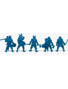 Conjunto de Mini Figuras de Acción Tehnolog 5 Pcs RPG 5.08 cm 2