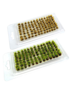 Kit 208 PCS Hierba Estática Wodima para Dioramas 25.4x20.3 cm