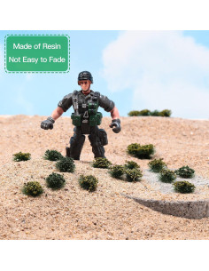 Kit de Diorama de Arbustos Miniatura Honoson 56 Piezas 2