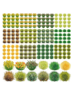 201 Piezas Terreno Miniatura Hierba Estática CraftyDream