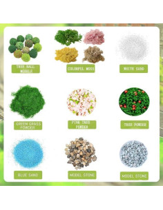 Kit de Material de Base de Escenario QuarenDen 12 Piezas 2