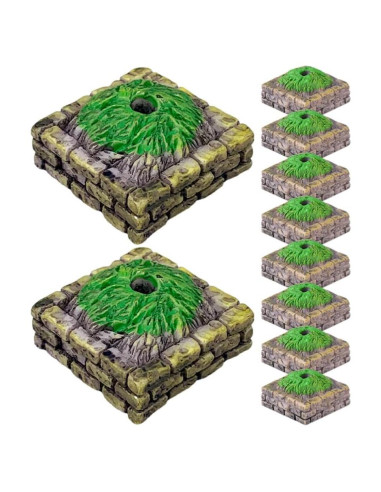 10 Piezas Mini Árboles Diorama HOODANCOS para Paisajismo