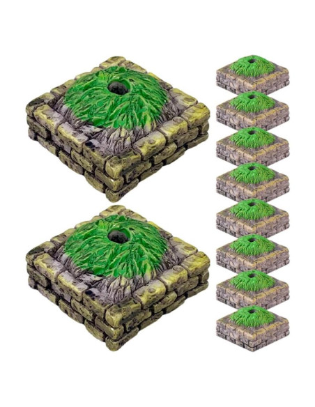 10 Piezas Mini Árboles Diorama HOODANCOS para Paisajismo