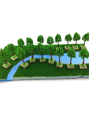 10 Piezas Mini Árboles Diorama HOODANCOS para Paisajismo