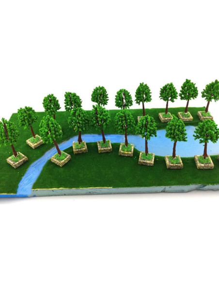 10 Piezas Mini Árboles Diorama HOODANCOS para Paisajismo