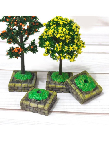 10 Piezas Mini Árboles Diorama HOODANCOS para Paisajismo