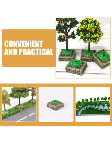 10 Piezas Mini Árboles Diorama HOODANCOS para Paisajismo