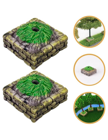 10 Piezas Mini Árboles Diorama HOODANCOS para Paisajismo