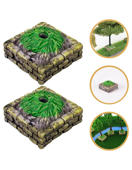 10 Piezas Mini Árboles Diorama HOODANCOS para Paisajismo