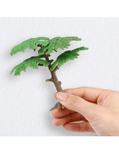 Modelos de Árbol Miniatura Toyvian 3 Pcs 10.5x9.5 cm 2
