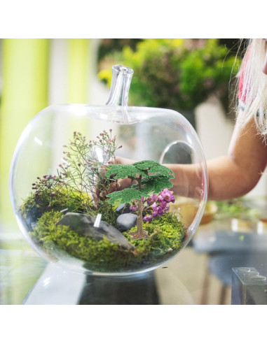 Mini Árboles de Pino Ciprés NUOBESTY - 3 Piezas 10.5 cm