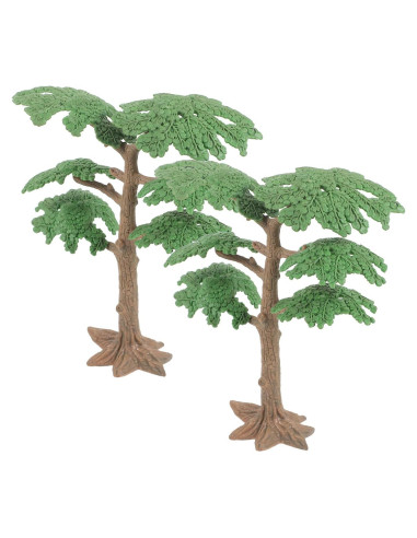 2 Árboles Artificiales Miniatura Toyvian para Paisajismo