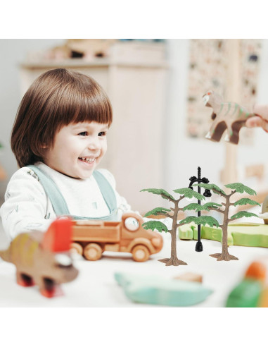 2 Árboles Artificiales Miniatura Toyvian para Paisajismo