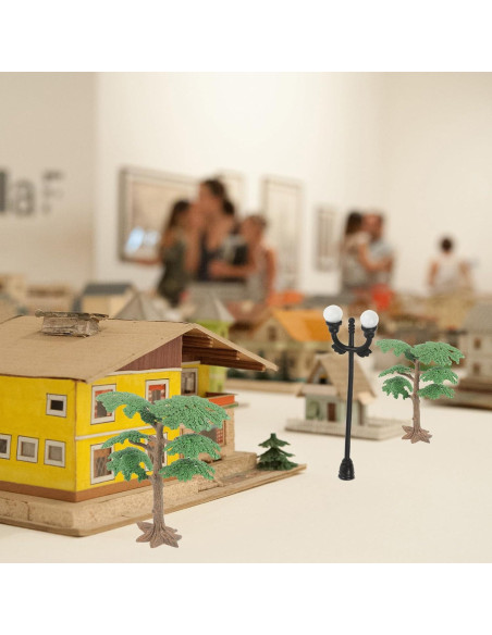 2 Árboles Artificiales Miniatura Toyvian para Paisajismo