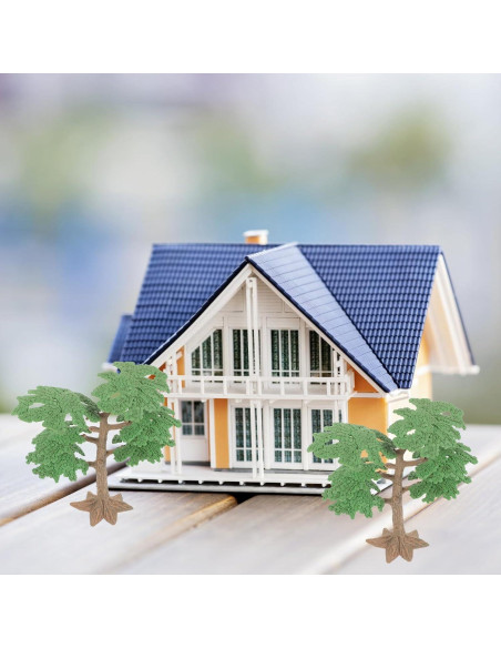 2 Árboles Artificiales Miniatura Toyvian para Paisajismo