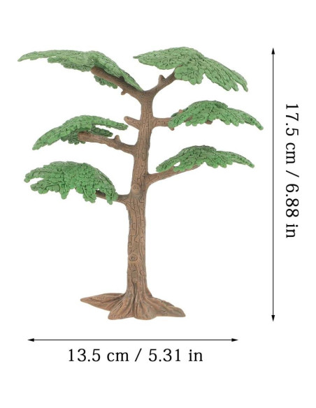 2 Árboles Artificiales Miniatura Toyvian para Paisajismo