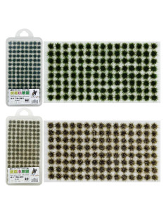 Kit 208 PCS Mechones de Hierba Estática Attuslla Verde