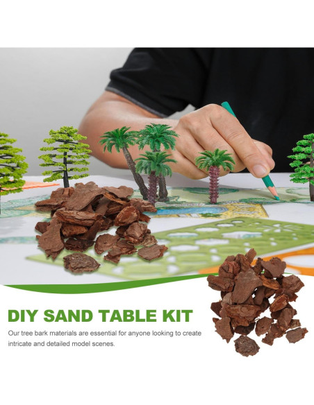 Kit de Diorama COHEALI - Material de Corteza de Árbol 20x12cm