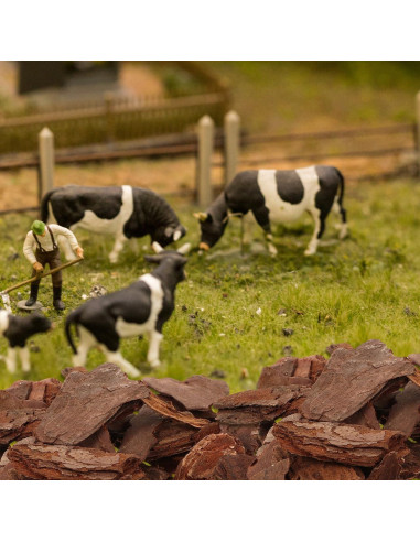 Kit de Diorama COHEALI - Material de Corteza de Árbol 20x12cm