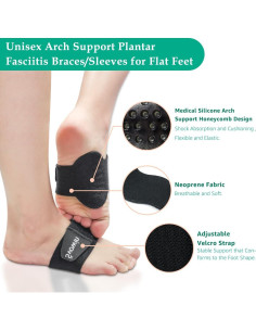 Mangas de Compresión Svowin para Arcos Caídos - Alivio Fascitis Plantar 2