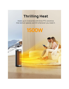 Calentador Eléctrico Dreo DR-HSH003 1500W Portátil 40cm 2